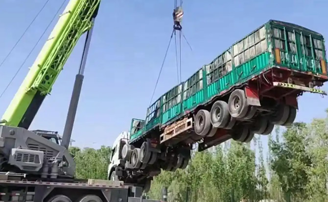 庆城道路脱困救援案例
